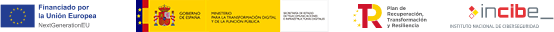 Logotipos institucionales Next Generation EU, Gobierno de España y Unión Europea